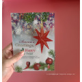 custom printing plastic greeting cards (festival card)